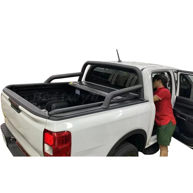 BESTWYLL New Next Gen Retrac Roller Roll Lid Shutter Electric Pickup Truck Bed Tonneau Cover For 2023  Ranger Xlt E-K81