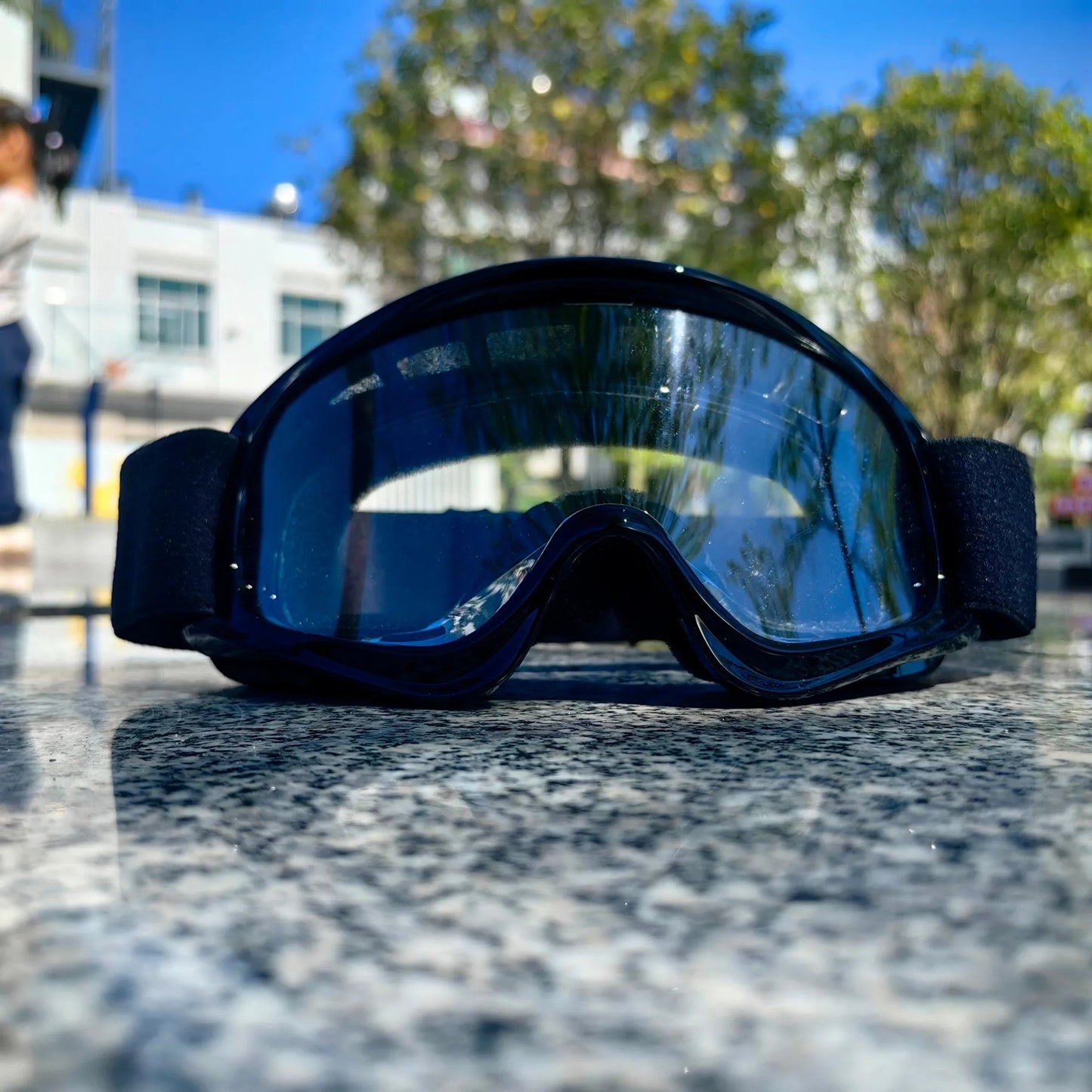 Kids Motorcycle Goggles - UV Protection Riding Glasses for Boys & Girls, Dirt Bike & ATV Windproof Eyewear