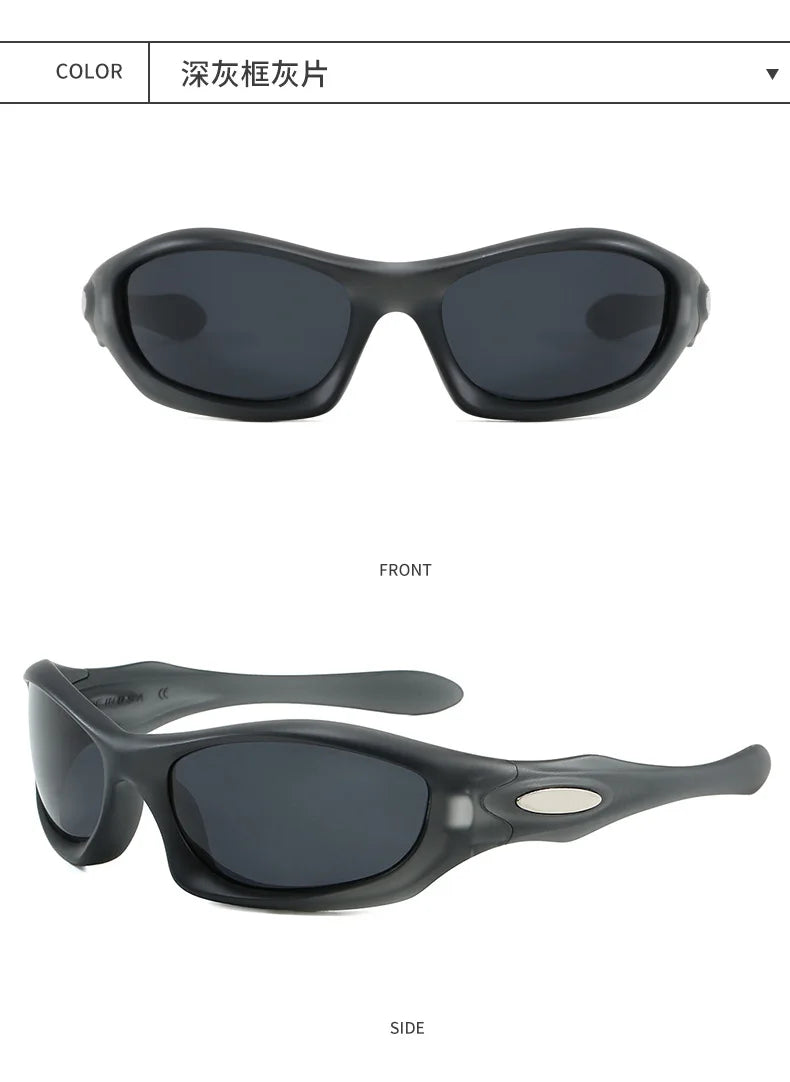 Retro Oval Round Frame Sunglasses 2026 New Outdoor Cycling Driving Sun Glasses Vintage Style UV400 Protection Unisex