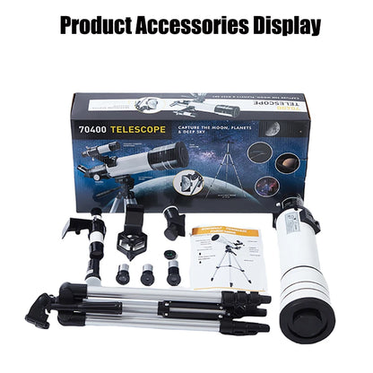 BORWOLF 70400 Professional High-definition Astronomical Telescope 333X To See The Moon and Stars Bird Watching Monocular