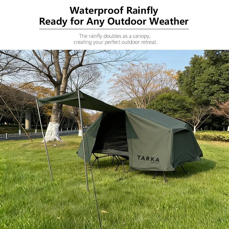 Single Person Camping Cot Tent Portable Sleeping Tent for Hiking Picnic with Mosquito Net Outdoor Survival Gear