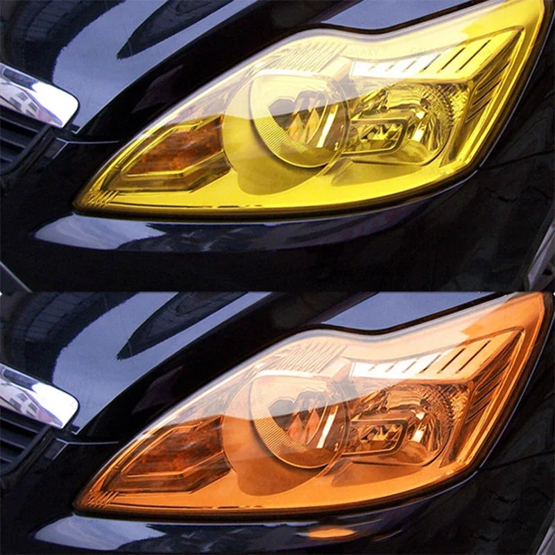 Car Headlight Taillight Protective Film Tint Vinyl Film Auto Lamp Film Sticker Sheet Color-Changing Smoke Matt Rear Fog Stickers