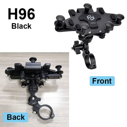 Motorcycle Phone Holder High Quality Alloy Motorcycle Electric Bike Mobile Phone Holder With Dampener Motos Navigation Bracket