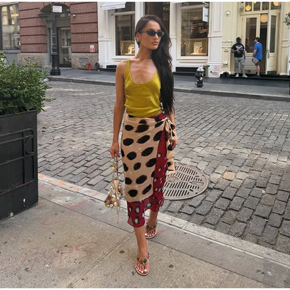 2026 Women Chic Vacation Outfits Fashion Leopard Print Sheer Chiffon Shirt Casual Turn-down Collar Mini Dress & Detachable Scarf