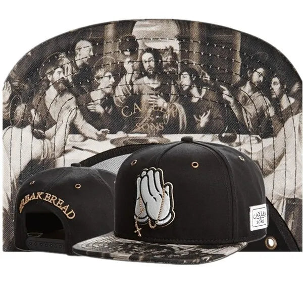 Classic Snapback Hat Cap Hip Hop Style Flat Bill Blank Adjustable Size