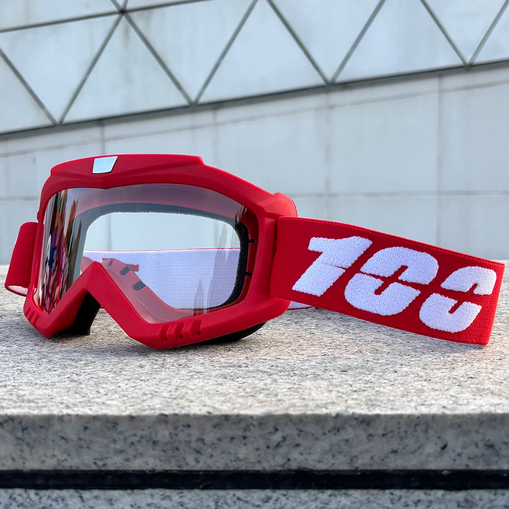 100 Motorcycle Goggles For Men Motocross Sunglasses Safety Protective MX ATV Ski Helmet Goggles vintage Driving Glasses