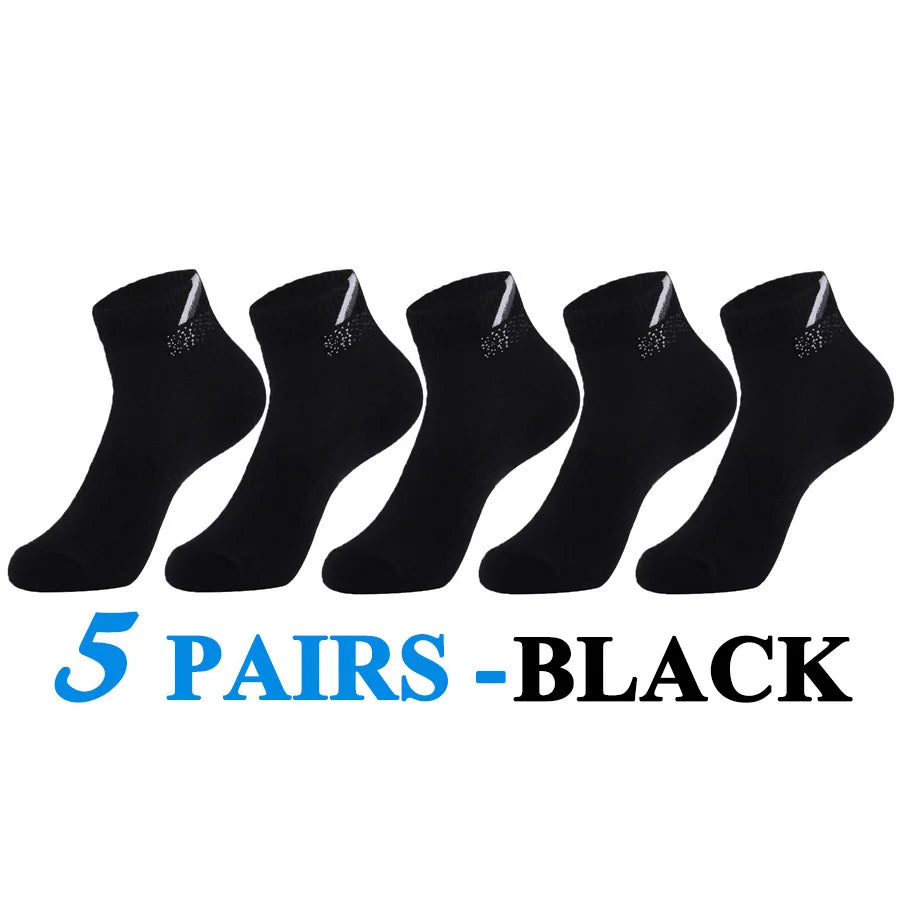 2 Pairs/Lot Running Socks Men Sport Outdoor Casual Cotton Red Stripes Compression Black Colorful Sock Male Gifts 21 Colors