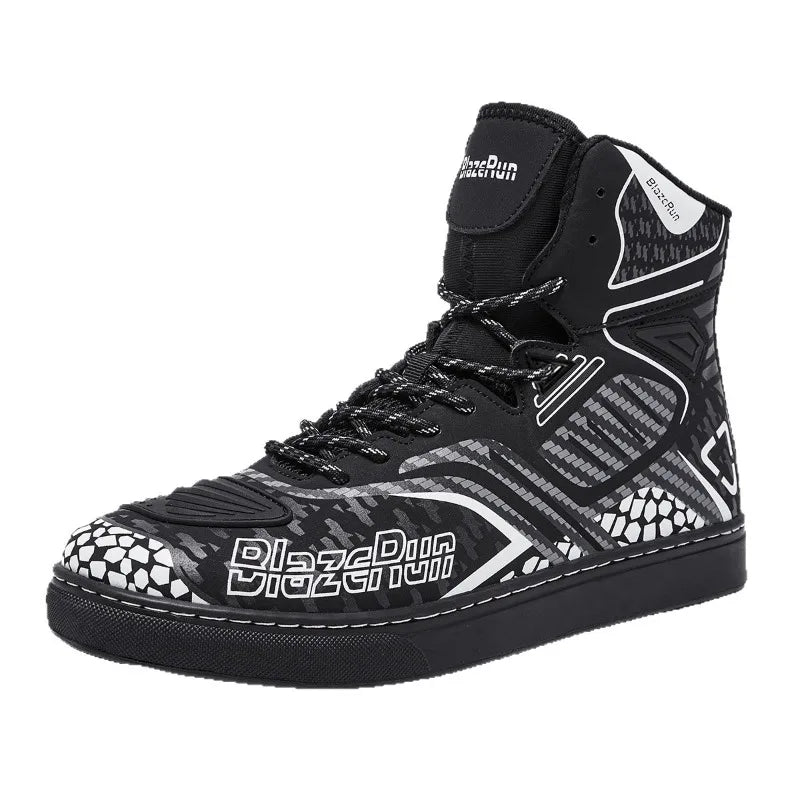 Motorbike Shoes Men Motorcycle boots Breathable Anti-fall Rider Road Racing Casual Shoes Boot Gear Shift Rubber Sole Reflective