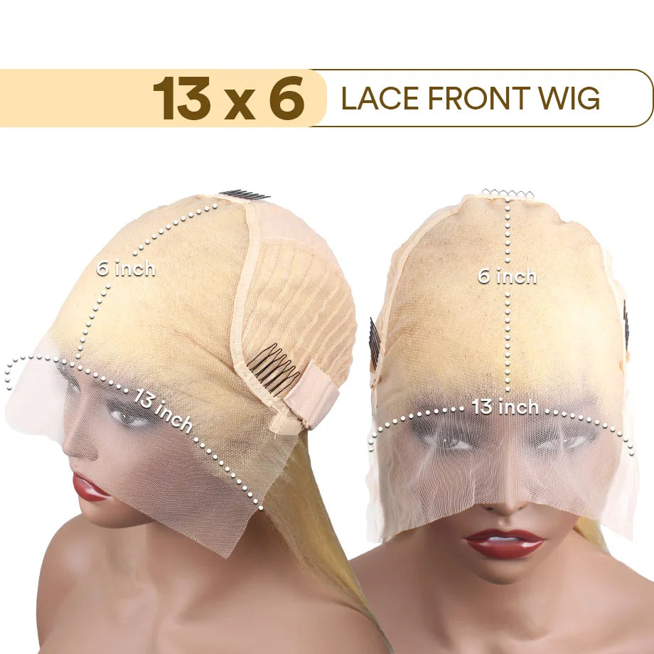 613 13x6 Lace Front Wig Human Hair 30 Inch HD Lace Frontal Wig Blonde Body Wave Lace Front Wigs Human Hair Pre Plucked Baby Hair