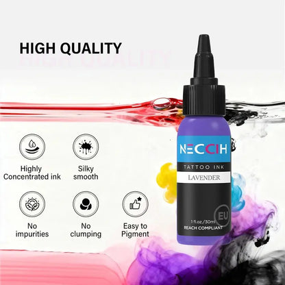 1oz 54 Colors Professional Tattoo Ink for Body Art Natural Plant Micro Pigment Permanent Tattoo Ink for Body Art Paint 30ml