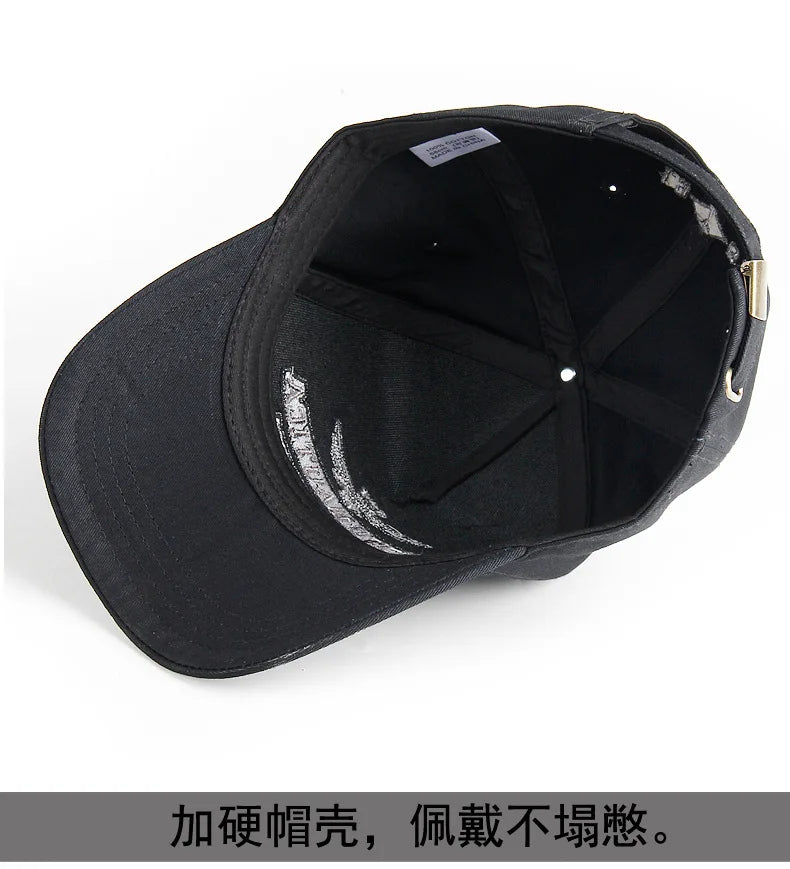 Latest Embroidered Mens Baseball Cap Extra Large Size Big Head Comfort Cotton High Crown Hat for Casual Outdoor Activities