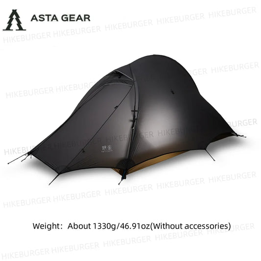 ASTA GEAR Yunque 10D Ultralight 1P Tent Outdoor Camping Fish Spine Waterproof Windproof Silicon Coating Trekking Tent