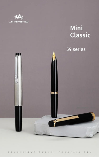 JINHAO 59 Fountain Pen EF F Hooded Nib Luxury Elegant Fountain Pens calligraphy Pens PK 80 School Office Supplies Stationery