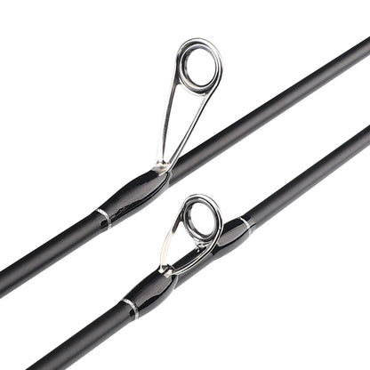 FISHINGFANS ORCA ULTRALIGHT UL SOLID TIP TAPERED HANDLE TROUT LAKE RIVER SPINNING CASTING FISHING ROD