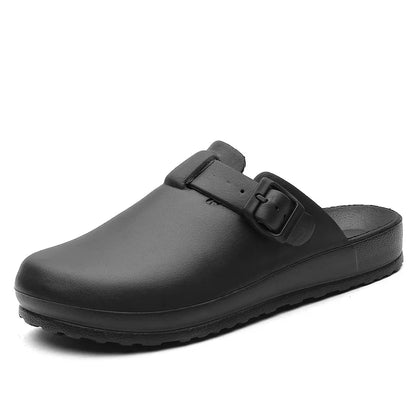 SmilePoP New Women Garden Slippers Kitchen Nonslip Men Slippers Outdoor Waterproof Women Sandals Easy Clean Light Home Shoes