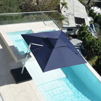 Wuyi Sailing Outdoor Furniture 3 Meter Square Garden Umbrella Windproof Heavy Patio Umbrella
