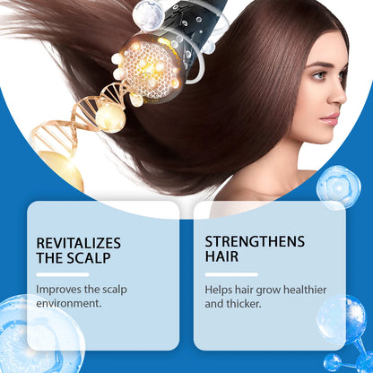 Rosemary Scalp Massager Roll-On Serum Repairing Damaged Dry Scalp Hydrate Anti Hair Loss Strengthen Hair Roots Smooth Hair Care