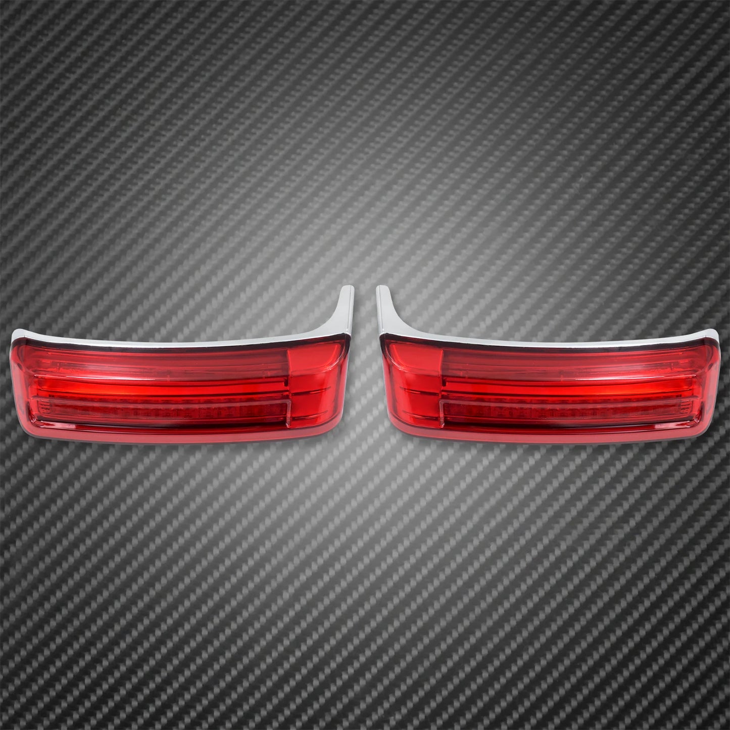 2xMotorcycle LED SaddleBag Turn Lamp Light Run Brake Light For Harley Touring Street Glide Road King FLHR Limited CVO 2014-2022