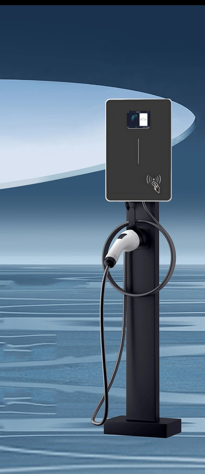 JIGU Type1 SAE J1772 EV Charger Station 32A Wallbox APP Function 7.6KW Charging Station Electric Vehicle Car