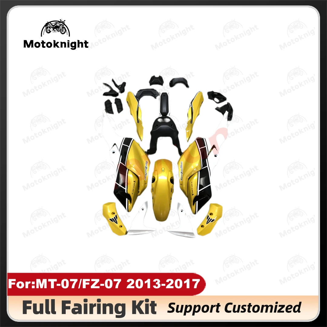Motorcycle Injection Full Fairing Kit Fit For 2012 - 2017 Yamaha MT-07 MT 07 2013 2014 2015 2016 fairings kits