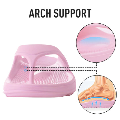 Kidmi Women Flat Sandals Women Slippers Outdoor Non-slip House Slippers Unisex Beach Slides Orthopedic Breath Soft Slippers