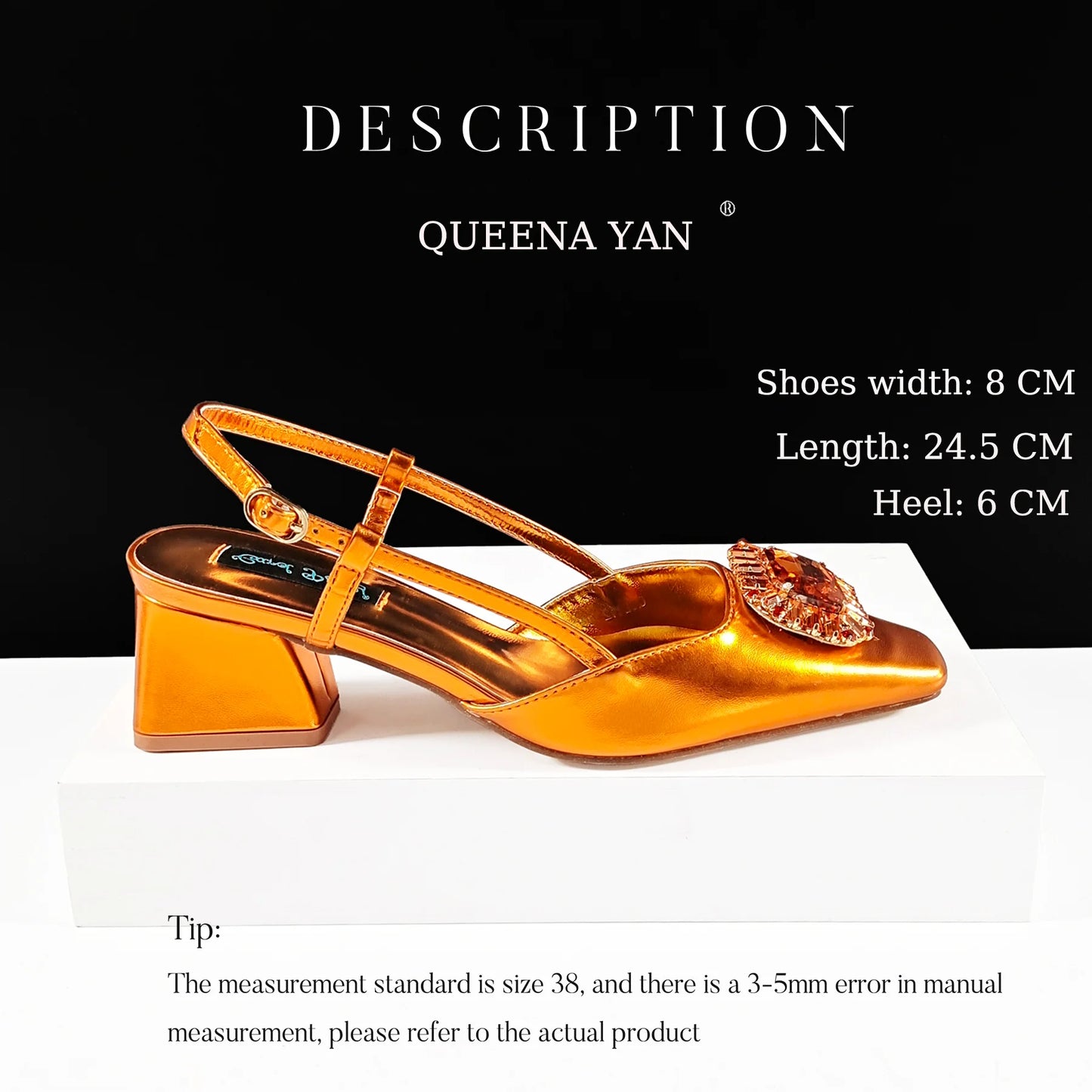 Queena Yan 2025 Nigerian Banquet Shoes and Bag Set Fashion Ladies Matching Shoes and Bag High Heels Wedding Party Coffee Color