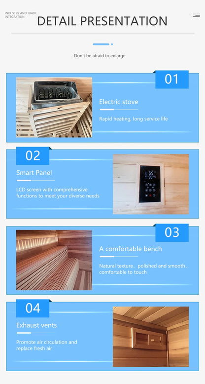 Customization Best-Selling Custom 2 Person Massage Steam Shower Room Steam Sauna Shower Cabin