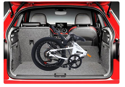 Folding Bike 20 Inch 7 Speed Disc Brake Portable Light Cycling Adult Kids Students Road Bicycle Men And Women Portable
