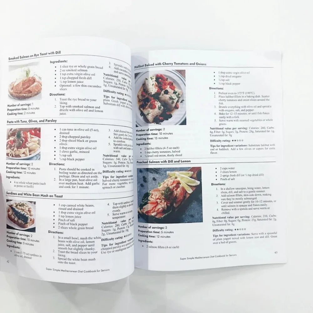 Bestsellers in 2026 Super Simple Mediterranean Diet Cookbook for Seniors: Eat Healthy, Support Longevity & Control Weight