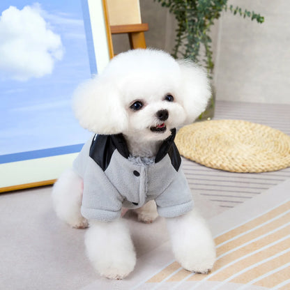 Warm Thick Jacket for Dog Cat, Winter Coat Fashion Clothes, Cool & Stylish Outfit for Small Pets, Puppy Kitten Wear