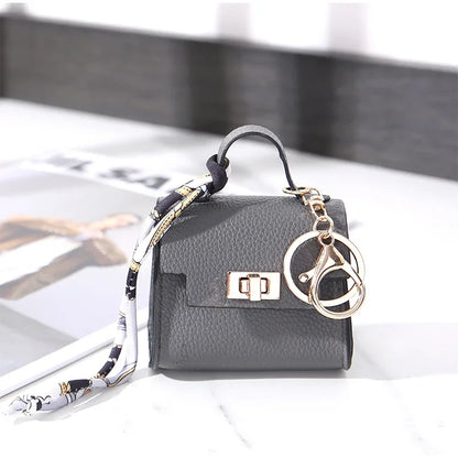 Mini Bag Pendant Small Keychain Case Bag Hanging Accessory Cute Earphone Storage Bag Pendant Keychain Bag Pendant Decoration