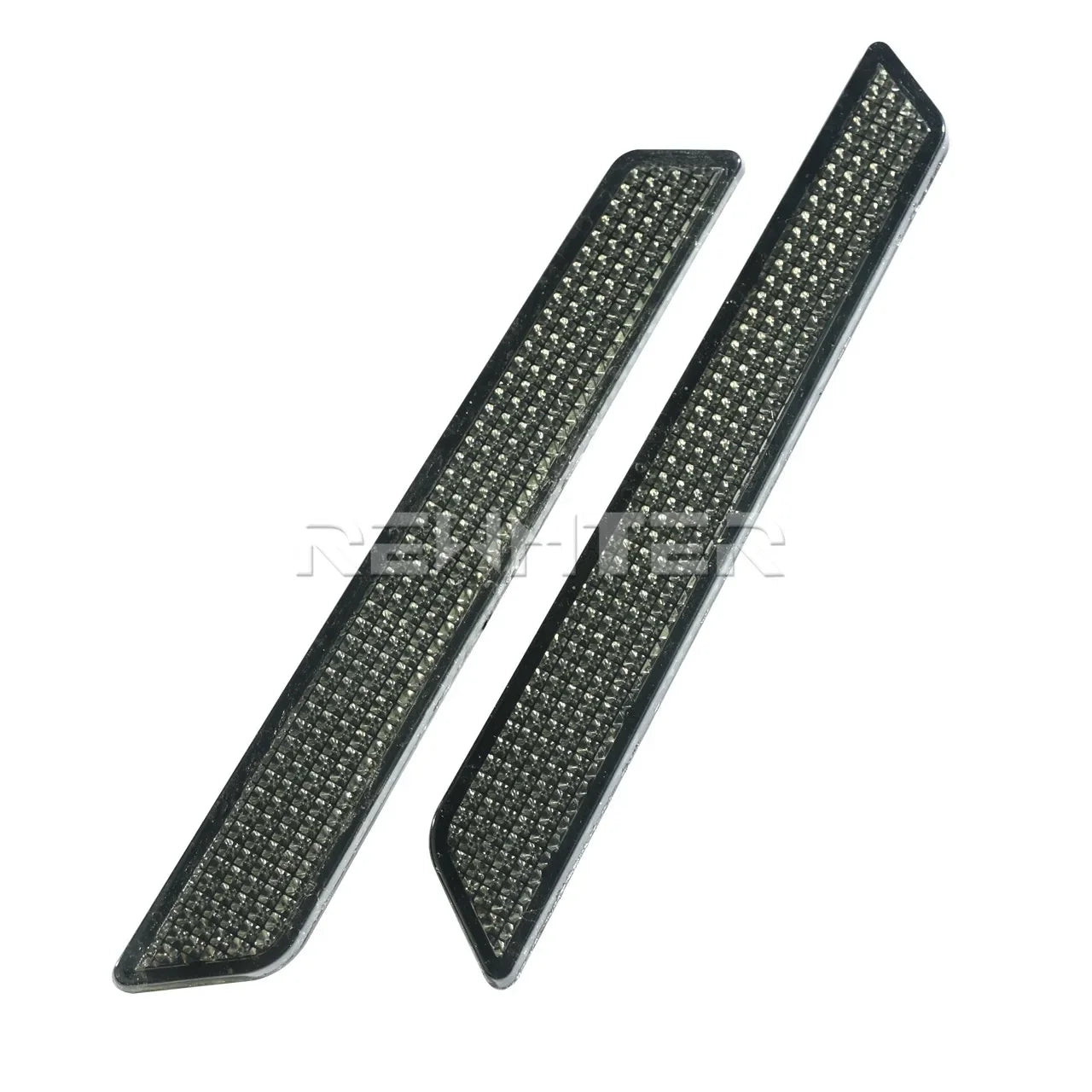 2x Motorcycle Saddlebag Guard Reflector Latch Cover For Harley Touring Electra Street Glide Road King CVO FLHR FLHT 2014-2024