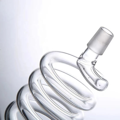 Dia18.8mm 14mm Spring Glass Spiral Part Twirl Glass Hookah Shisha Chicha Accessories Coil Glass Tube for Narguile Connector