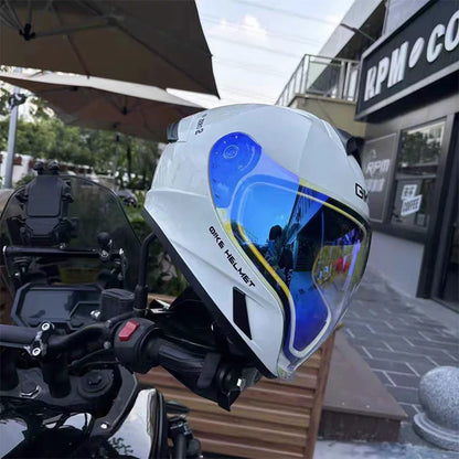 Unisex DOT Certified Full Face Motorcycle Helmet Anti-Fog UV Protection Downhill Racing Motorbike Riding Casco Capacete De Moto
