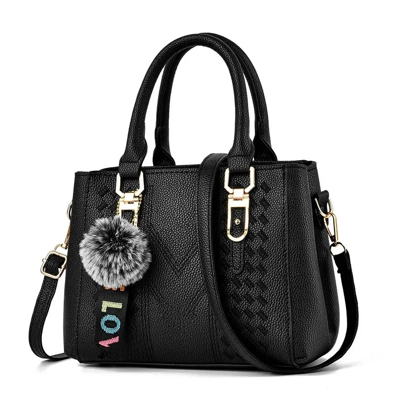 Fashionable Embroidered Large Capacity Women's Handbag Hot Sale Of The Season New Korean Style Handbag Shoulder Bag Tassel Penda