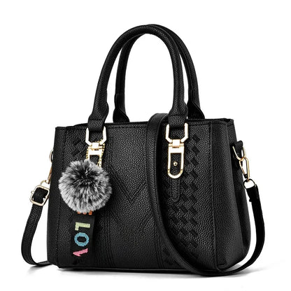 Fashionable Embroidered Large Capacity Women's Handbag Hot Sale Of The Season New Korean Style Handbag Shoulder Bag Tassel Penda