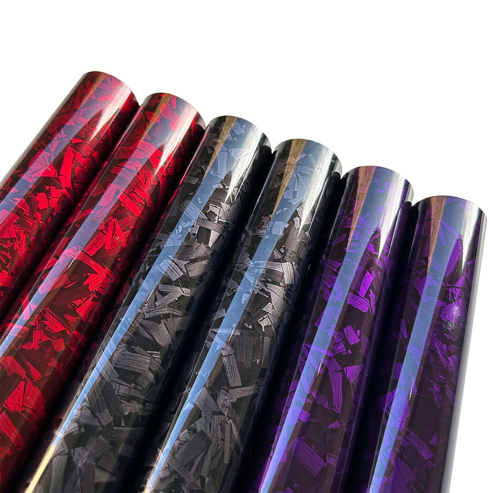High Glossy Black Silver Red Forged Carbon Fiber Car Sticker on the Hood Adhesive Vinyl for Car Stickers Motorcycle Decal