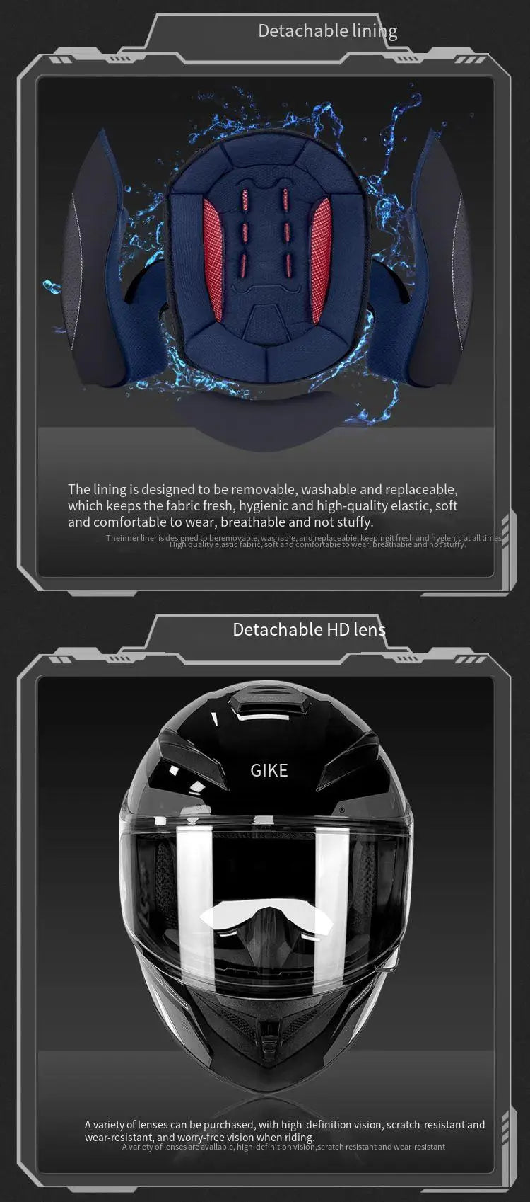 Full Face Motorcycle Helmet Men Women DOT Winter Safety Anti-Fog Waterproof Riding Motorbike Helmet Casco Motocross