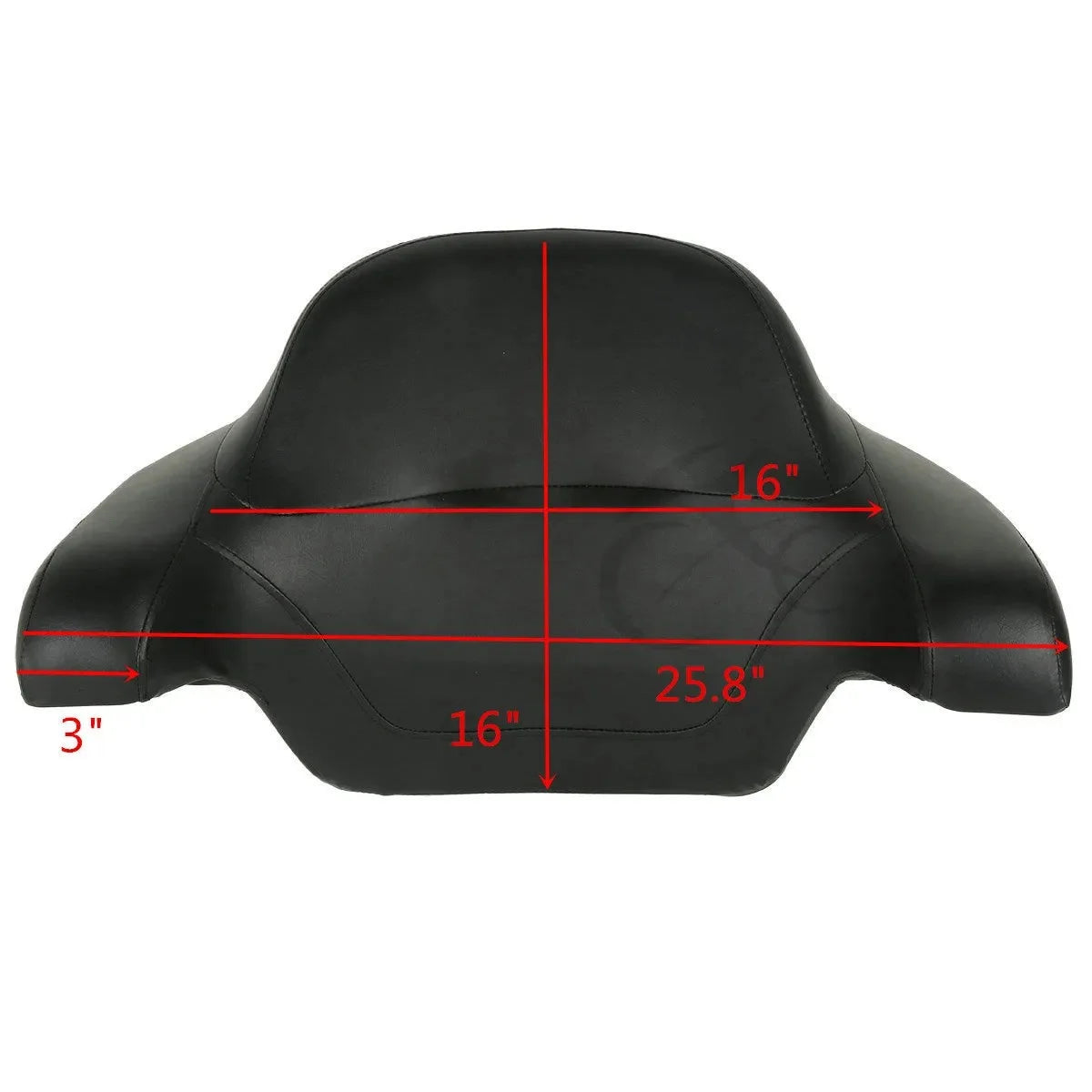 Motorcycle King Trunk Backrest Rack Light Speakers For Harley Touring Electra Glide 2014-2025