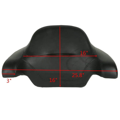Motorcycle King Trunk Backrest Rack Light Speakers For Harley Touring Electra Glide 2014-2025