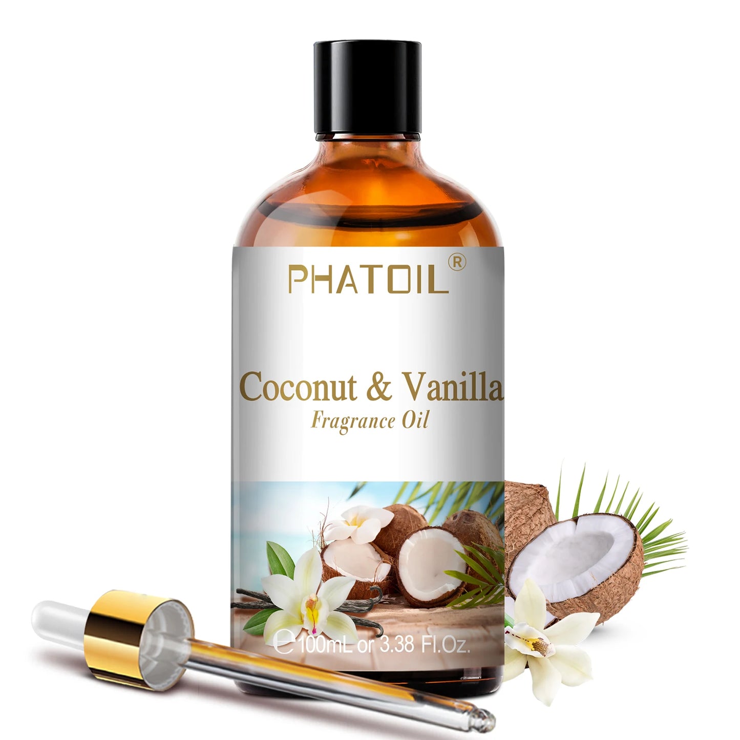 PHATOIL Passion Fruit Fragrance Oil 100ml Tropical Fruity Scent Watermelon Peach Coconut & Vanilla Premium Aromatherapy Oils