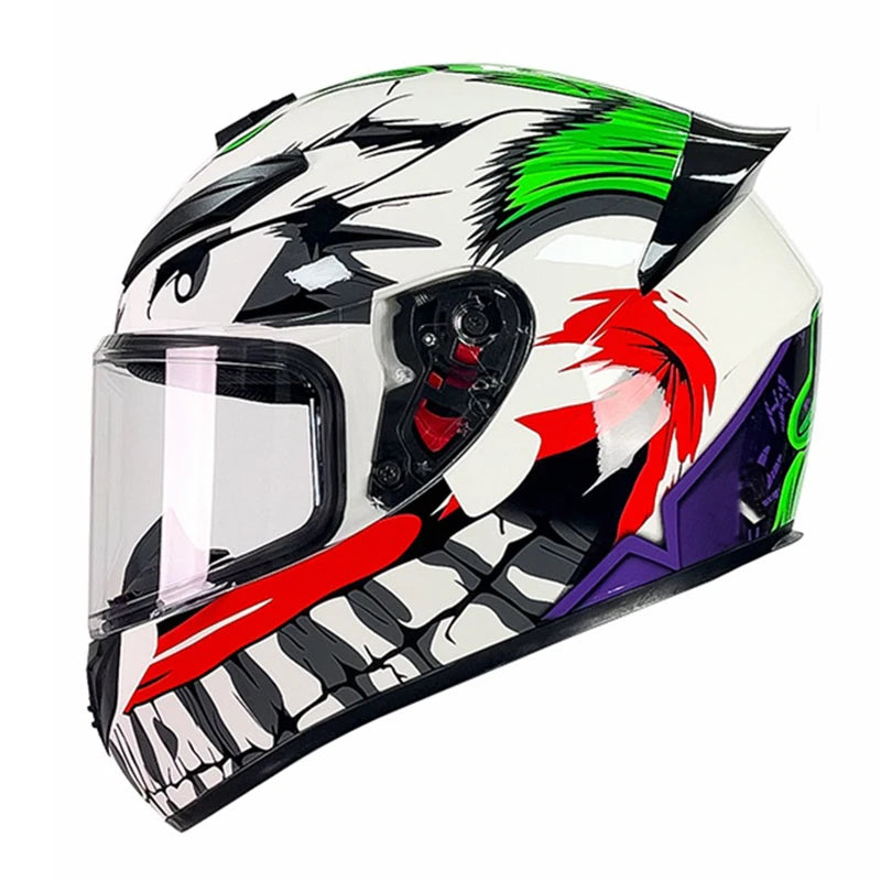 DOT Unisex Motorcycle Helmet Full Face mecha wind riding Helmet Motobike Scooter Casco Moto Modular Capacetes Moto Helmets