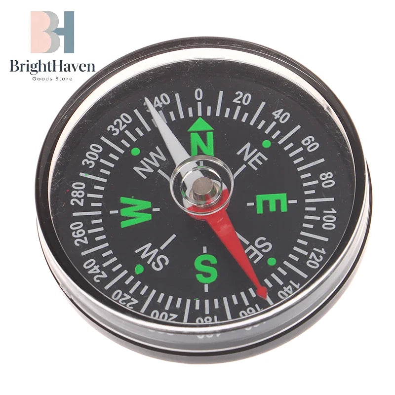 35/40MM Handheld Compass ABS Camping Pocket Compass Portable  Climbing Riding Children Gift Outdoor Survival Gear B.H