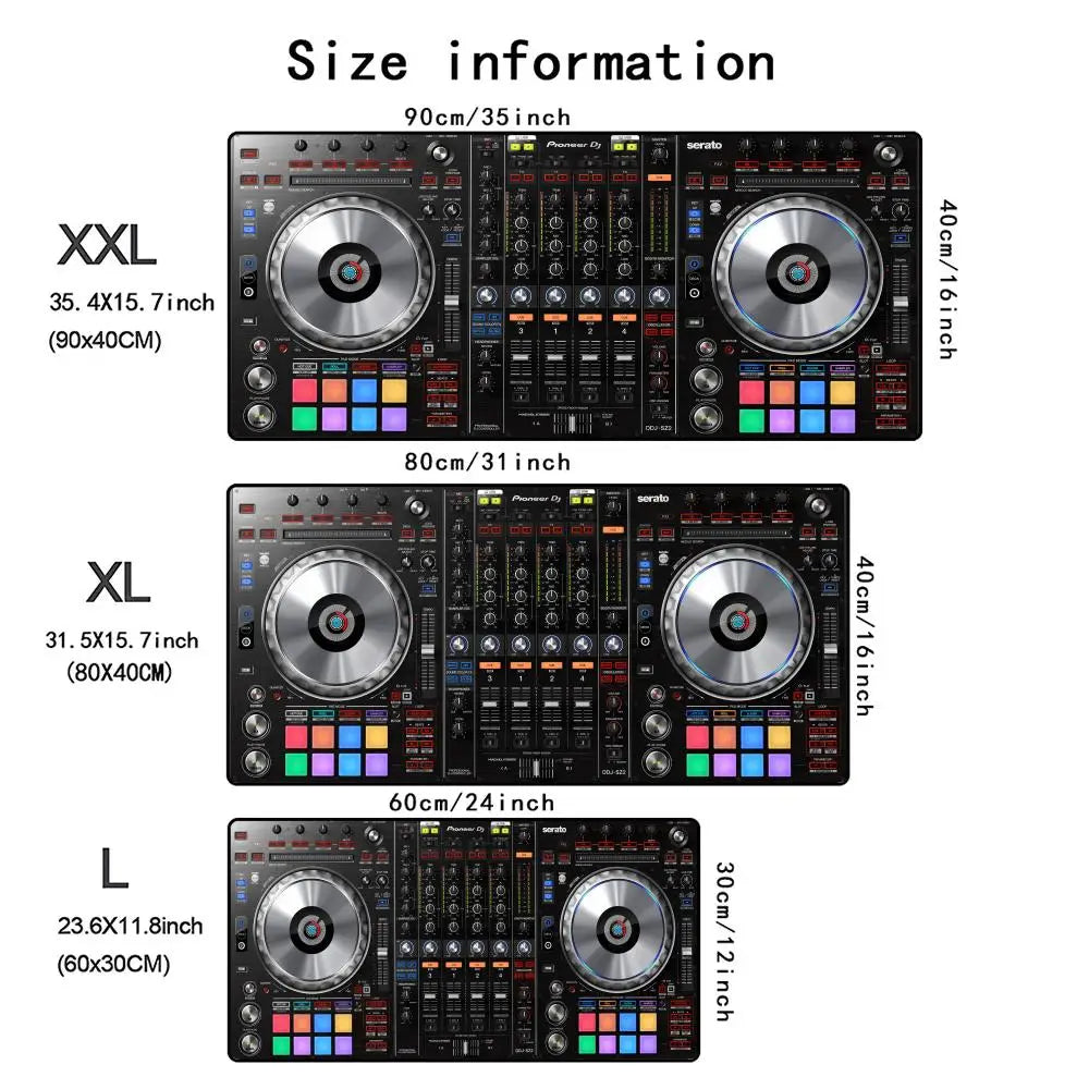 DJ controller Mouse Pad  Computer New XXL MousePads Keyboard Mouse Mat Gamer Soft Office Carpet Table Mats Long Mouse Pad