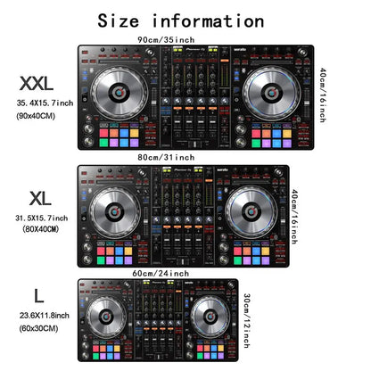 DJ controller Mouse Pad  Computer New XXL MousePads Keyboard Mouse Mat Gamer Soft Office Carpet Table Mats Long Mouse Pad