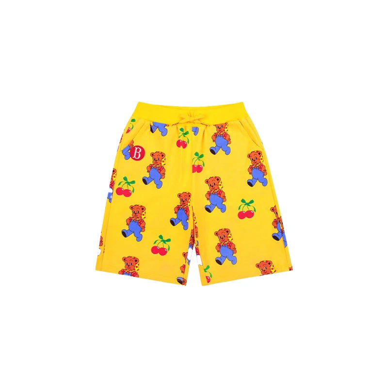 Summer 2026 New Kids T-shirt Shorts Set Korean Boy Girl Letter Printed T-shirt Children's Casual Set Sunscreen Suit Set