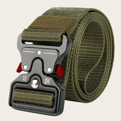 1 piece tactical belt for men; outdoor sports and leisure quick release buckle belt; hot sale