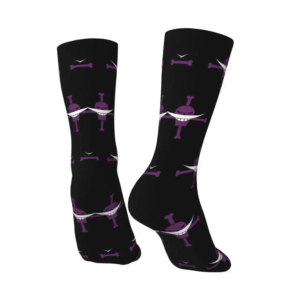 Fashion Men's Socks Harajuku Tony Tony Choppers Sock Luffys Zoros Trafalgar Law Anime Women's Socks Spring Summer Autumn Winter