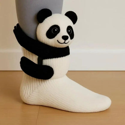 2026 New Animal Socks 3D Plush Crochet Animal Socks Cute Animal Socks Warm Floor Socks Cartoon Socks