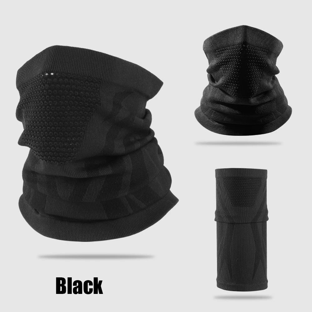 Windproof Warm Zebra Striped Face Mask/Scarf - Ideal for Motorcycle, Running, Skiing, Snowmobile - Winter Outdoor Protection